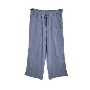 Athleta Farallon Heathered Wide Leg Light Blue Pants - Size 6